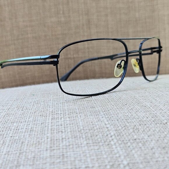 Kirkland Signature Men Eyeglasses Frame Columbia Black Matte Glasses Made Italy - Picture 1 of 13